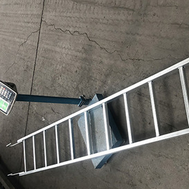 سقالة سلم القرد الفولاذ المستقيم جلفن