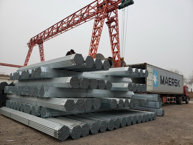 BS1139 EN39 HDG SCAFFOLDING PIPE