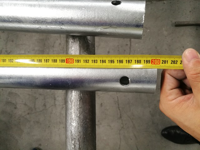 DIS الساخن مجلفن HDG 2M SCAFFOLD Ringlock Scaffolding