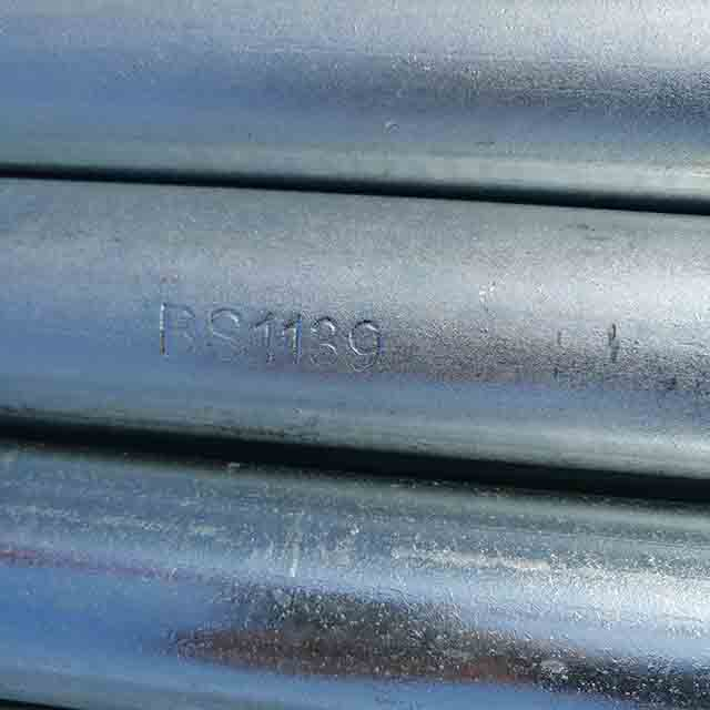 GI Steel Tube HDG سقالات الأنابيب