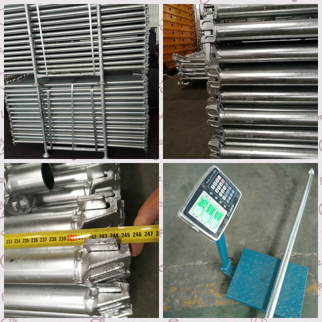 SCAFFOLD SCAFFOLD FARIZONTAL Ringlock System HDG Scaffolding Tube
