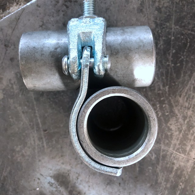 BS1139 Drop Droped Scaffolding الزنك مطلي بوتلوج مقرن