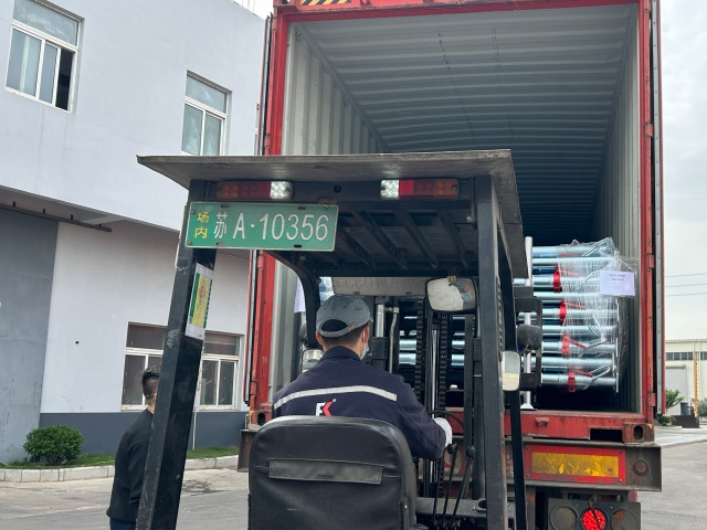 تسليم الدعامة الفولاذية