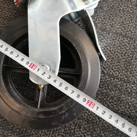 توفير عجلة سقالة مطاطية العجلات