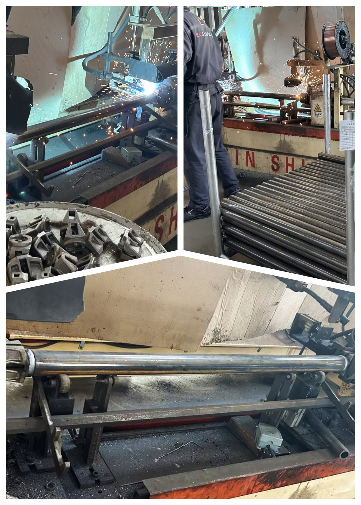 اللحام الأوتوماتيكي ذو القفل الدائري الأفقي 