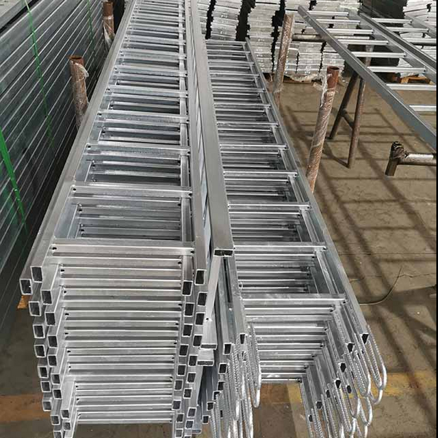 HDG Scaffolding سلم القرد الفولاذ السلم المستقيم