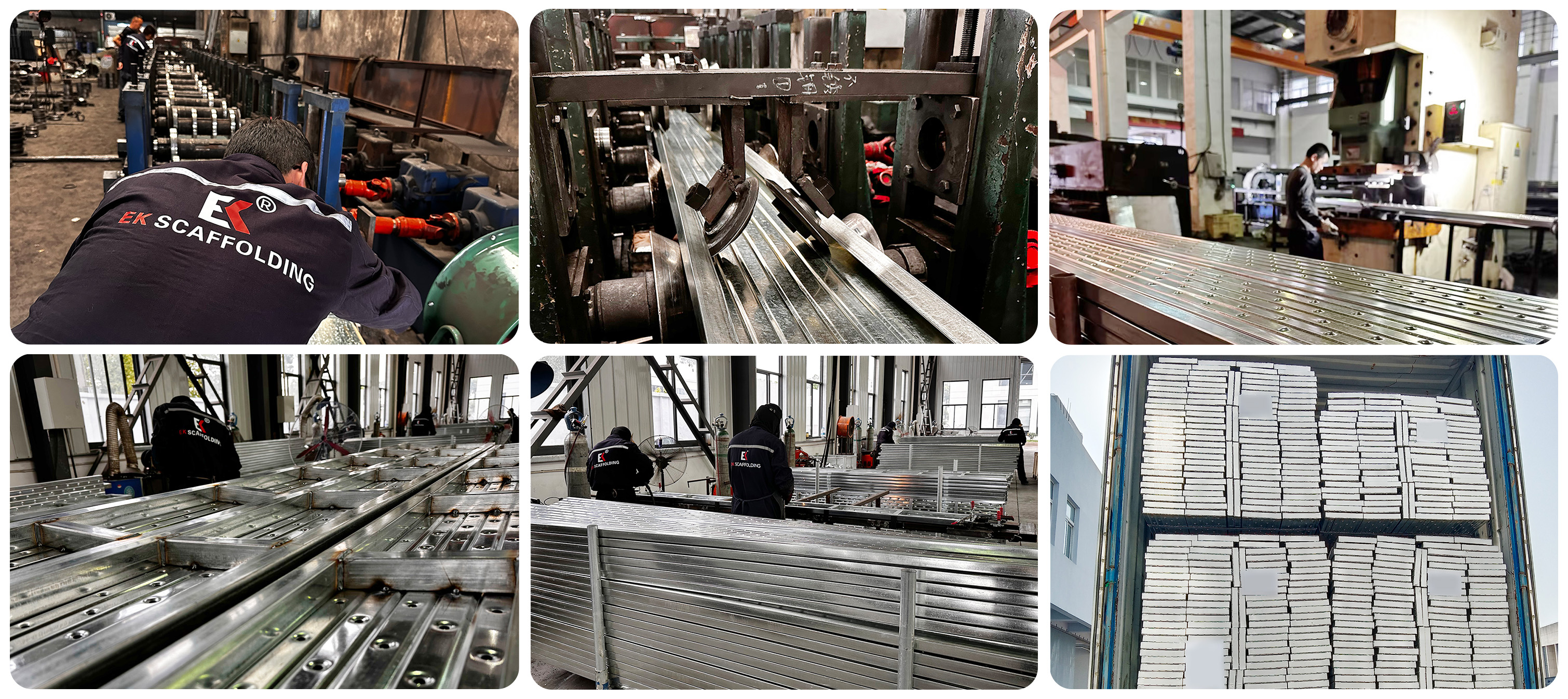 EK الشركة المصنعة لألواح السقالات