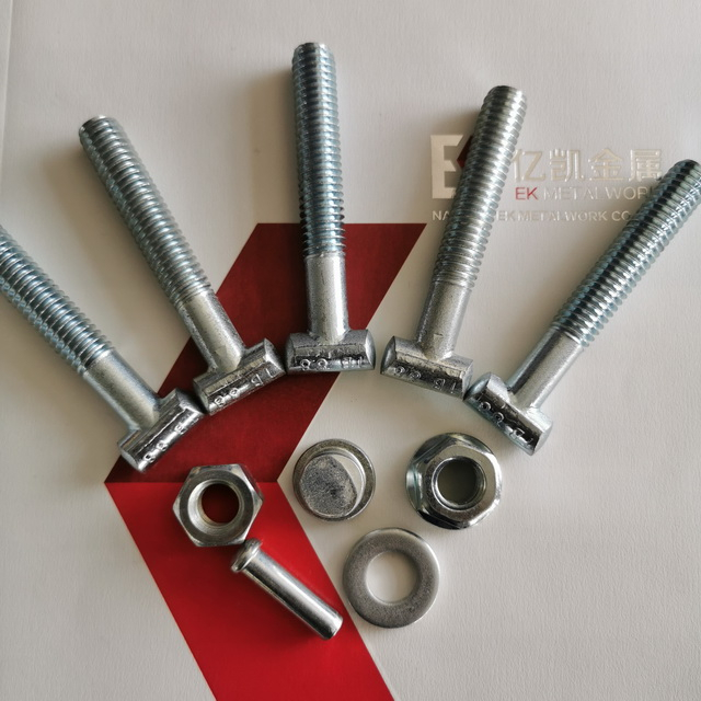 سقالة t-bolt مع الجوز والغسالة